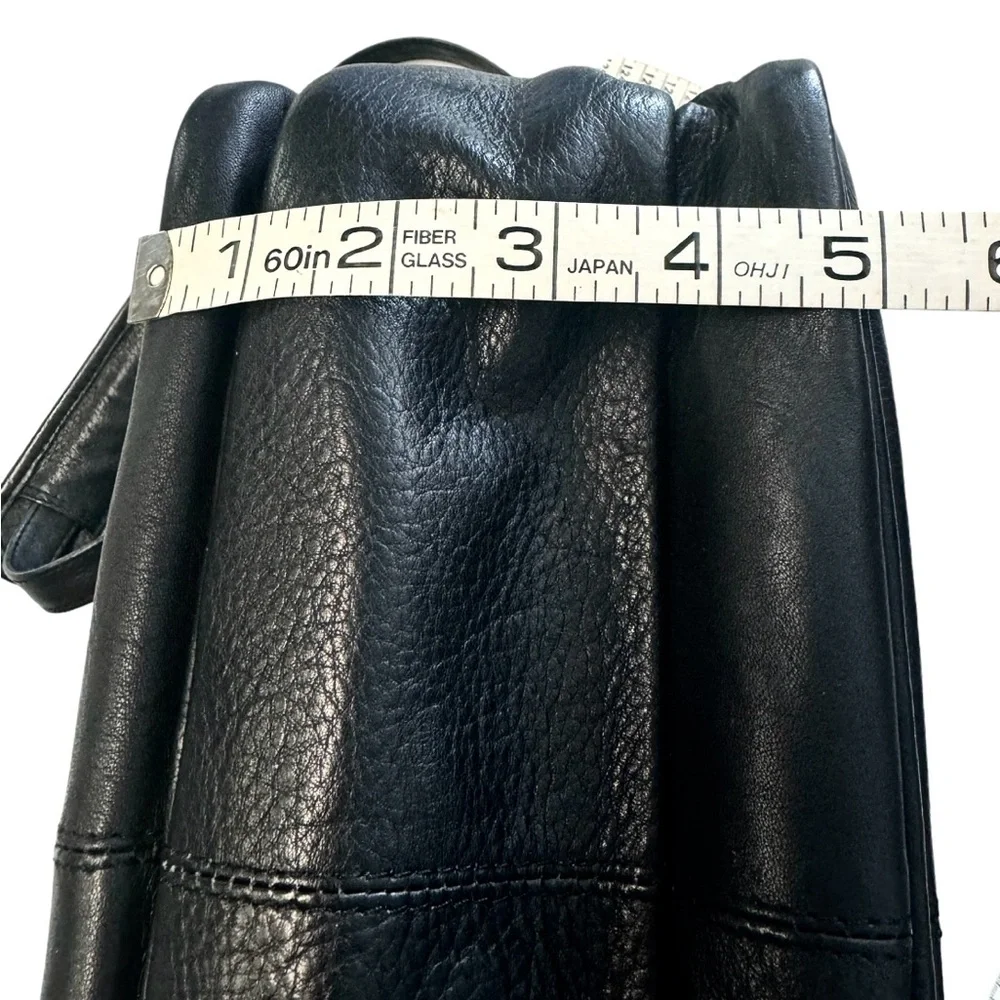 Wilson’s Leather Small Black Briefcase Unisex